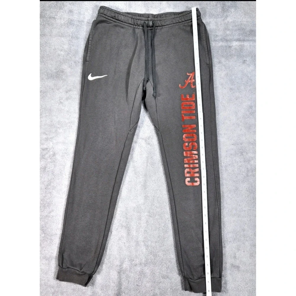 Nike Alabama Crimson Tide Sweatpants Mens Medium Gray Excellent Joggers NCAA